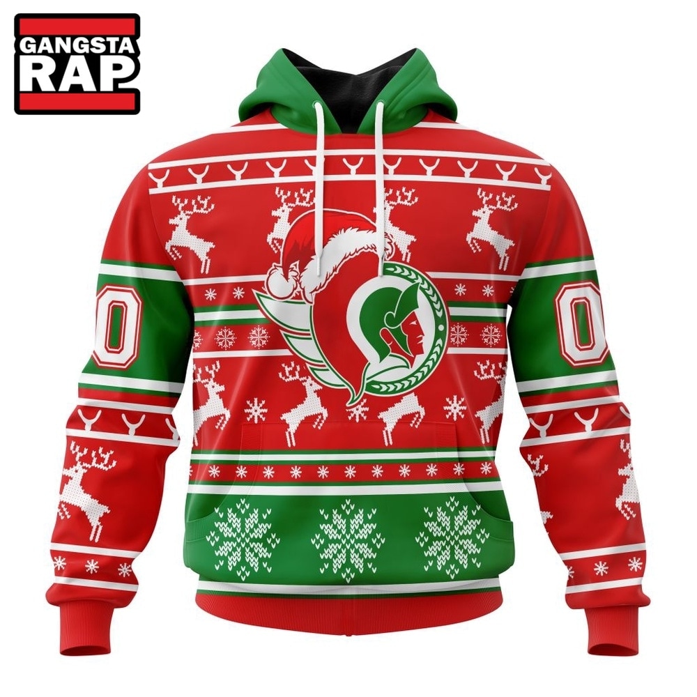 NHL Ottawa Senators Specialized Unisex Christmas Is Coming Hoodie, T Shirt , NHL 3D Shirt Nhl Ottawa Senators Specialized Unisex Christmas IS Coming Hoodie T Shirt 1