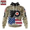 NHL Philadelphia Flyers Specialized Kits For United State With Camo Color Hoodie, T Shirt , NHL 3D Shirt Nhl Philadelphia Flyers Specialized Kits For United State With Camo Color Hoodie T Shirt 1