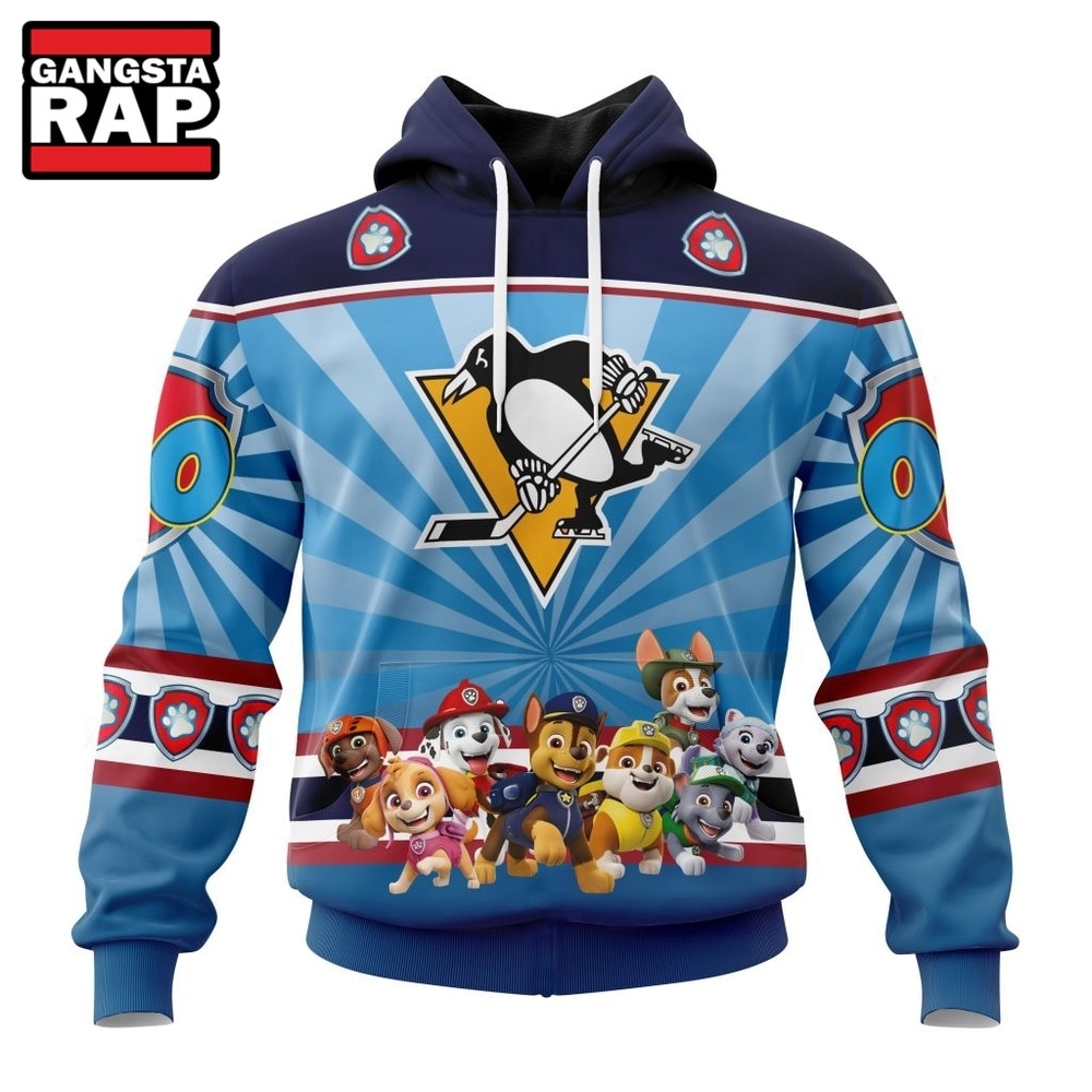 NHL Pittsburgh Penguins Special Paw Patrol Kits Hoodie, T Shirt , NHL 3D Shirt NHL Pittsburgh Penguins Special Paw Patrol Kits Hoodie, T Shirt , NHL 3D Shirt