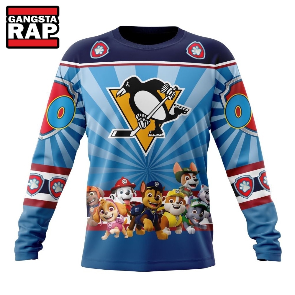NHL Pittsburgh Penguins Special Paw Patrol Kits Hoodie, T Shirt , NHL 3D Shirt NHL Pittsburgh Penguins Special Paw Patrol Kits Hoodie, T Shirt , NHL 3D Shirt