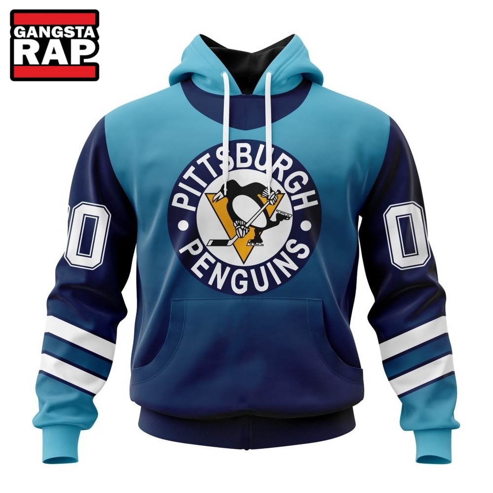 NHL Pittsburgh Penguins Special Retro Gradient Design Hoodie, T Shirt, NHL 3D Shirt Nhl Pittsburgh Penguins Special Retro Gradient Design Hoodie T Shirt 1