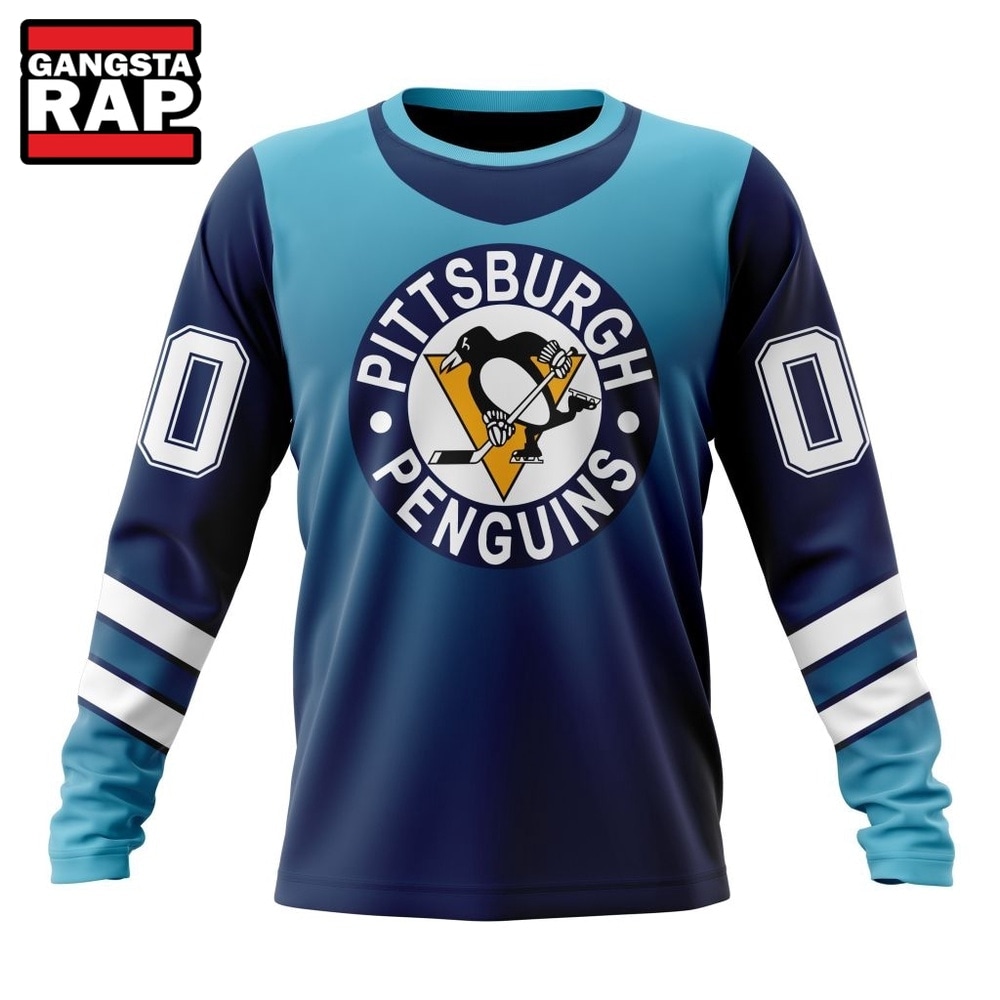 NHL Pittsburgh Penguins Special Retro Gradient Design Hoodie, T Shirt, NHL 3D Shirt NHL Pittsburgh Penguins Special Retro Gradient Design Hoodie, T Shirt, NHL 3D Shirt
