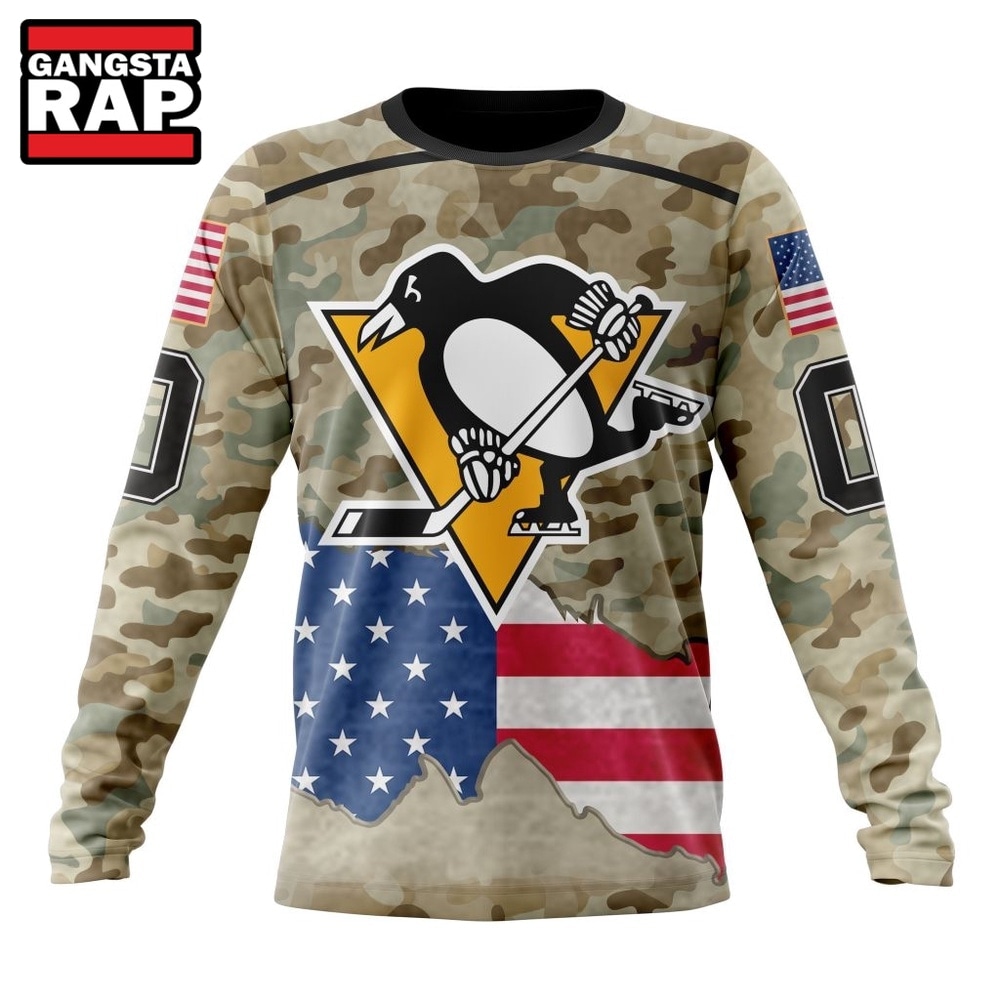 NHL Pittsburgh Penguins Specialized Kits For United State With Camo Color Hoodie, T Shirt , NHL 3D Shirt NHL Pittsburgh Penguins Specialized Kits For United State With Camo Color Hoodie, T Shirt , NHL 3D Shirt