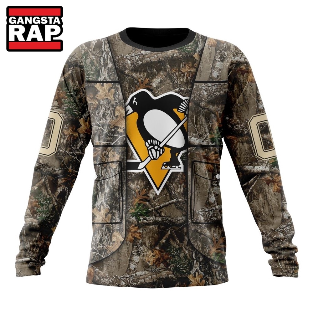 NHL Pittsburgh Penguins Specialized Unisex Vest Kits With Realtree Camo Hoodie, T Shirt, NHL 3D Shirt NHL Pittsburgh Penguins Specialized Unisex Vest Kits With Realtree Camo Hoodie, T Shirt, NHL 3D Shirt