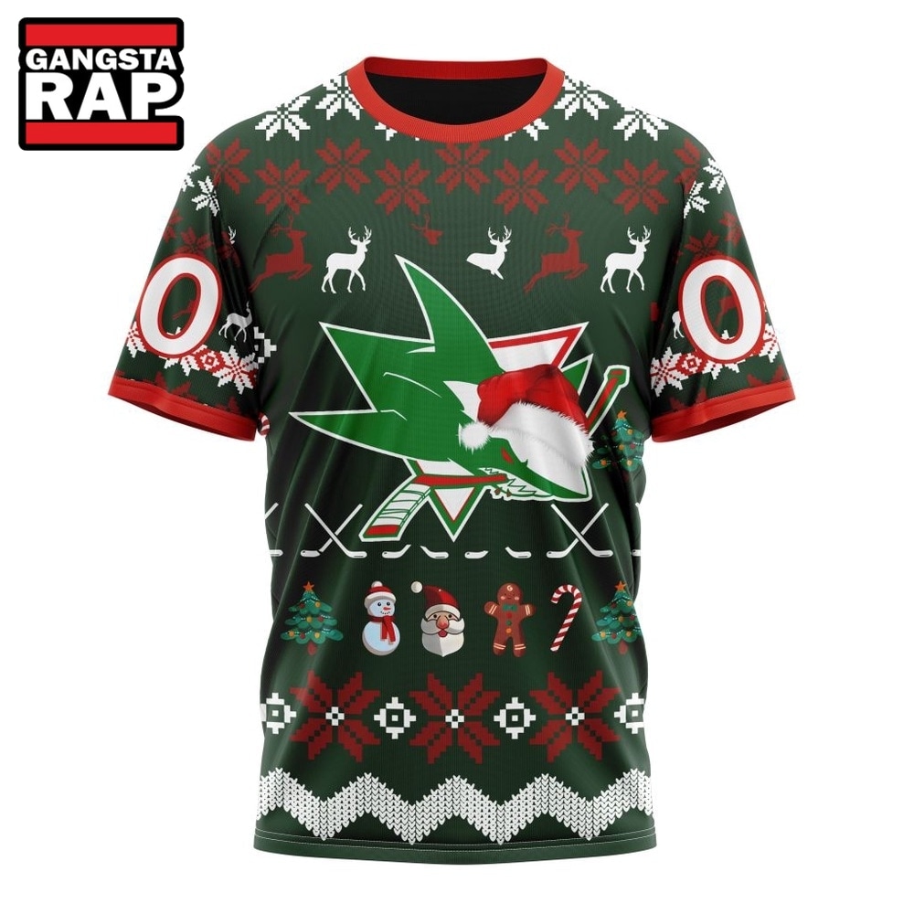 NHL San Jose Sharks Hockey Christmas Is Coming 2026 Hoodie, T Shirt , NHL 3D Shirt NHL San Jose Sharks Hockey Christmas Is Coming 2026 Hoodie, T Shirt , NHL 3D Shirt