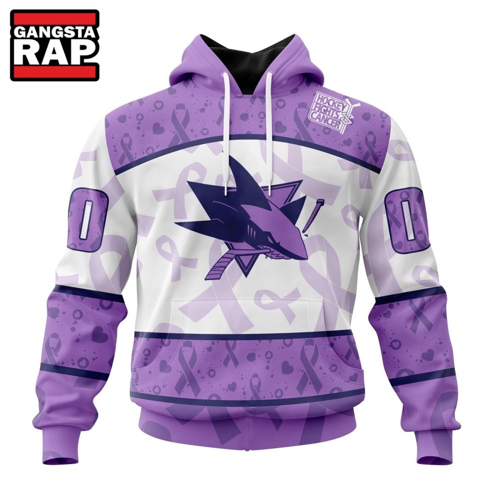 NHL San Jose Sharks Special Lavender Fight Cancer Hoodie, T Shirt , NHL 3D Shirt NHL San Jose Sharks Special Lavender Fight Cancer Hoodie, T Shirt , NHL 3D Shirt