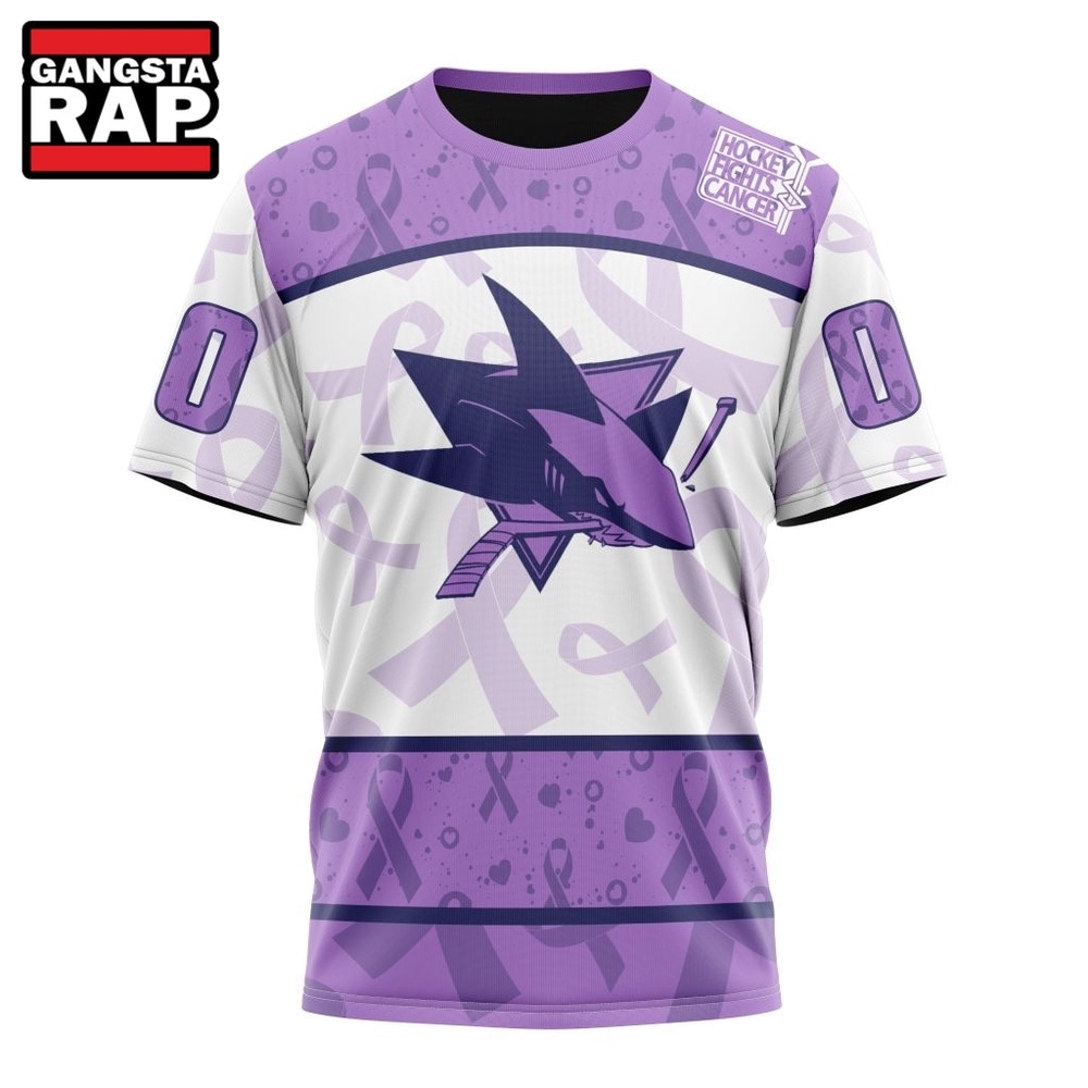 NHL San Jose Sharks Special Lavender Fight Cancer Hoodie, T Shirt , NHL 3D Shirt NHL San Jose Sharks Special Lavender Fight Cancer Hoodie, T Shirt , NHL 3D Shirt