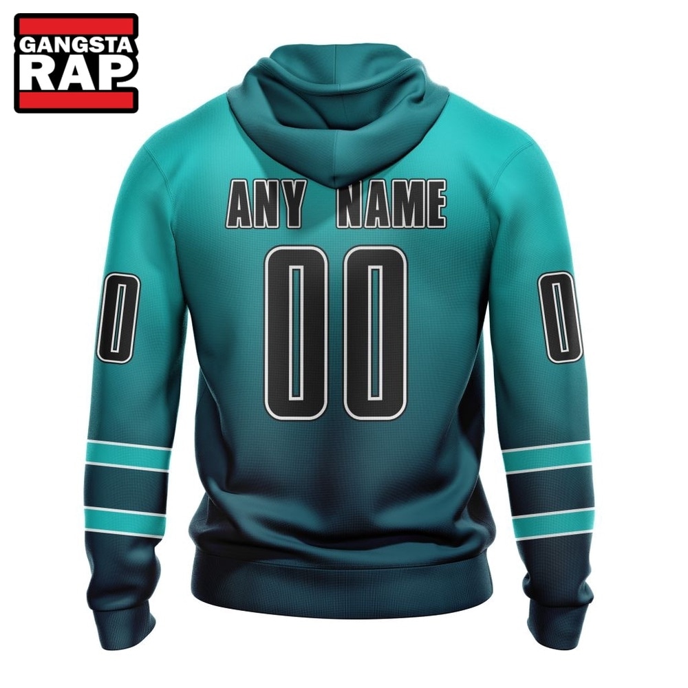 NHL San Jose Sharks Special Retro Gradient Design Hoodie, T Shirt, NHL 3D Shirt Nhl San Jose Sharks Special Retro Gradient Design Hoodie T Shirt 2