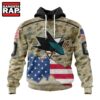 NHL San Jose Sharks Specialized Kits For United State With Camo Color Hoodie, T Shirt , NHL 3D Shirt Nhl San Jose Sharks Specialized Kits For United State With Camo Color Hoodie T Shirt 1