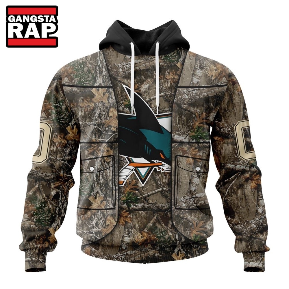 NHL San Jose Sharks Specialized Unisex Vest Kits With Realtree Camo Hoodie, T Shirt, NHL 3D Shirt NHL San Jose Sharks Specialized Unisex Vest Kits With Realtree Camo Hoodie, T Shirt, NHL 3D Shirt