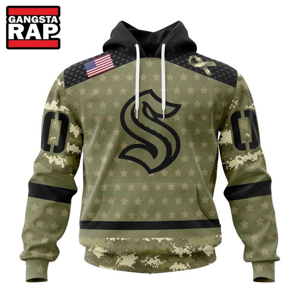 NHL Seattle Kraken Special Camo Military Appreciation Hoodie, T Shirt , NHL 3D Shirt NHL Seattle Kraken Special Camo Military Appreciation Hoodie, T Shirt , NHL 3D Shirt