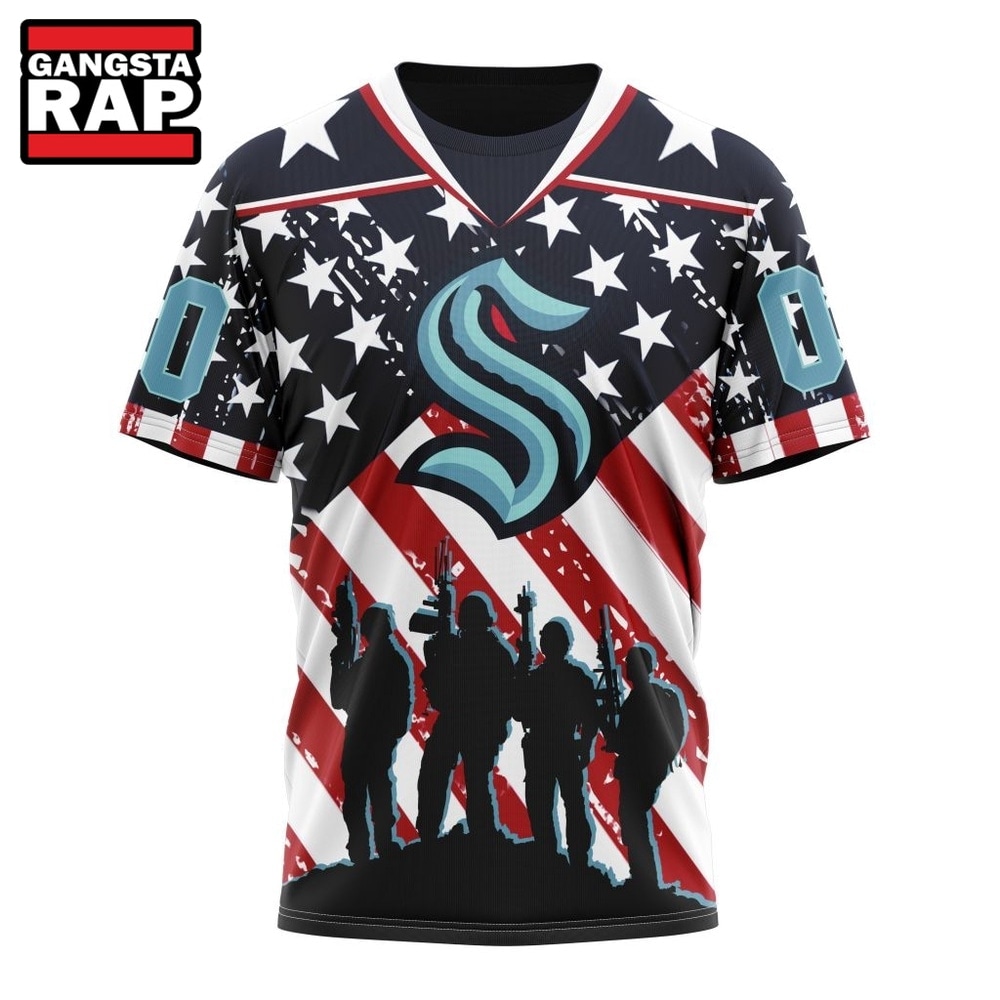 NHL Seattle Kraken Specialized Kits For Honor USS Military Hoodie, T Shirt , NHL 3D Shirt NHL Seattle Kraken Specialized Kits For Honor USS Military Hoodie, T Shirt , NHL 3D Shirt