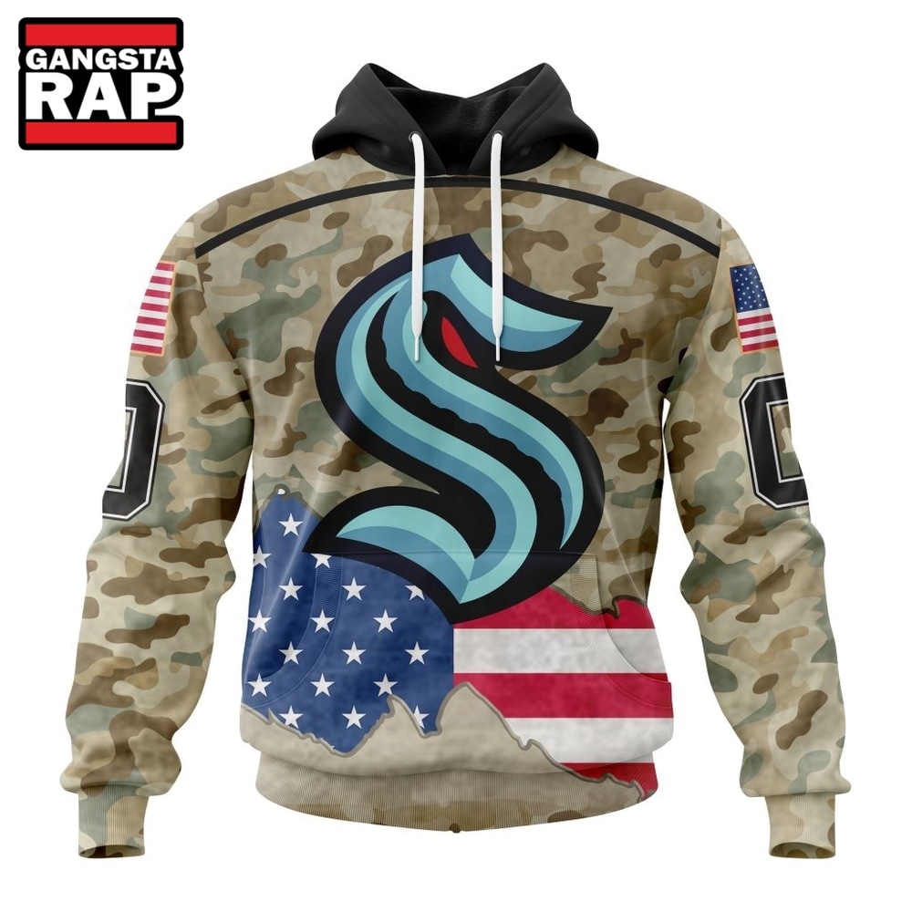 NHL Seattle Kraken Specialized Kits For United State With Camo Color Hoodie, T Shirt , NHL 3D Shirt Nhl Seattle Kraken Specialized Kits For United State With Camo Color Hoodie T Shirt 1