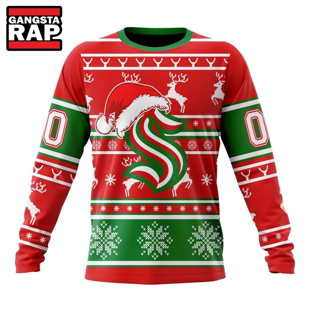 NHL Seattle Kraken Specialized Unisex Christmas Is Coming Hoodie, T Shirt , NHL 3D Shirt NHL Seattle Kraken Specialized Unisex Christmas Is Coming Hoodie, T Shirt , NHL 3D Shirt