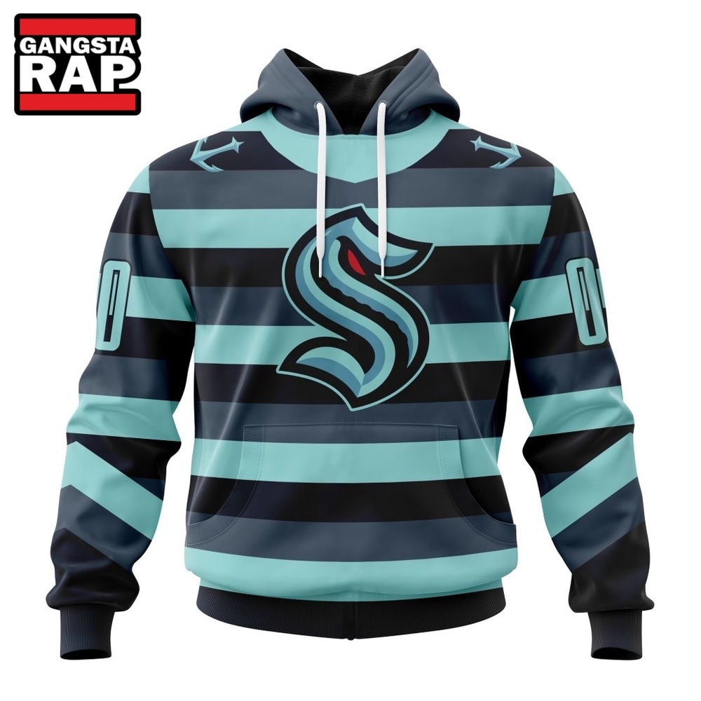 NHL Seattle Kraken Specialized Unisex Kits With Retro Concepts Hoodie, T Shirt , NHL 3D Shirt Nhl Seattle Kraken Specialized Unisex Kits With Retro Concepts Hoodie T Shirt 1