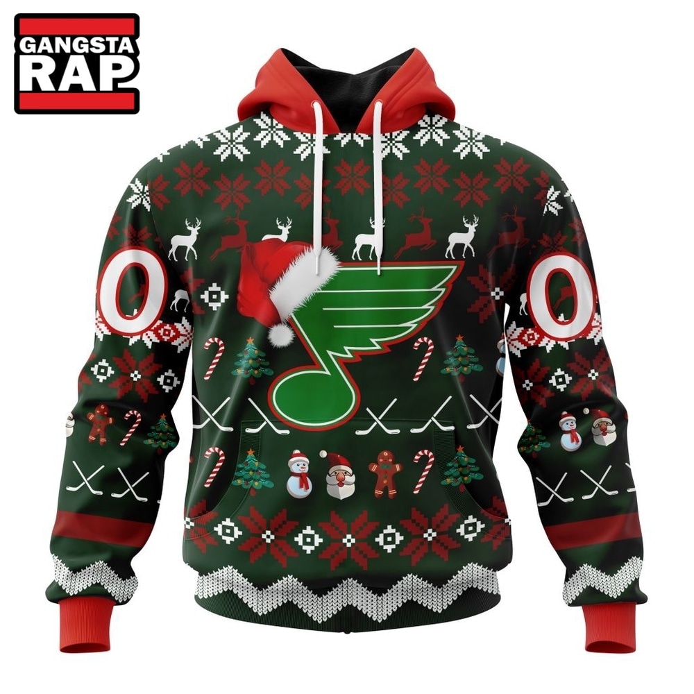 NHL St. Louis Blues Hockey Christmas Is Coming 2026 Hoodie, T Shirt , NHL 3D Shirt Nhl ST Louis Blues Hockey Christmas IS Coming 2026 Hoodie T Shirt 1
