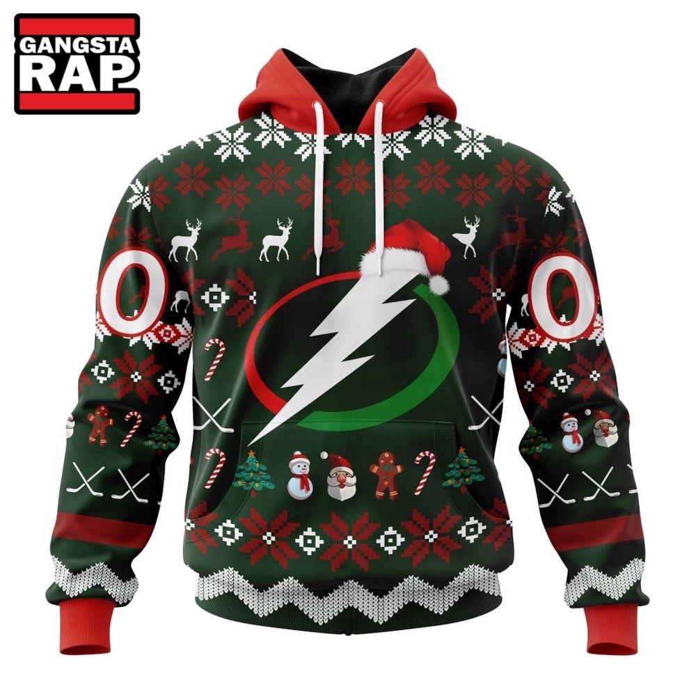 NHL Tampa Bay Lightning Hockey Christmas Is Coming 2026 Hoodie, T Shirt , NHL 3D Shirt Nhl Tampa Bay Lightning Hockey Christmas IS Coming 2026 Hoodie T Shirt 1