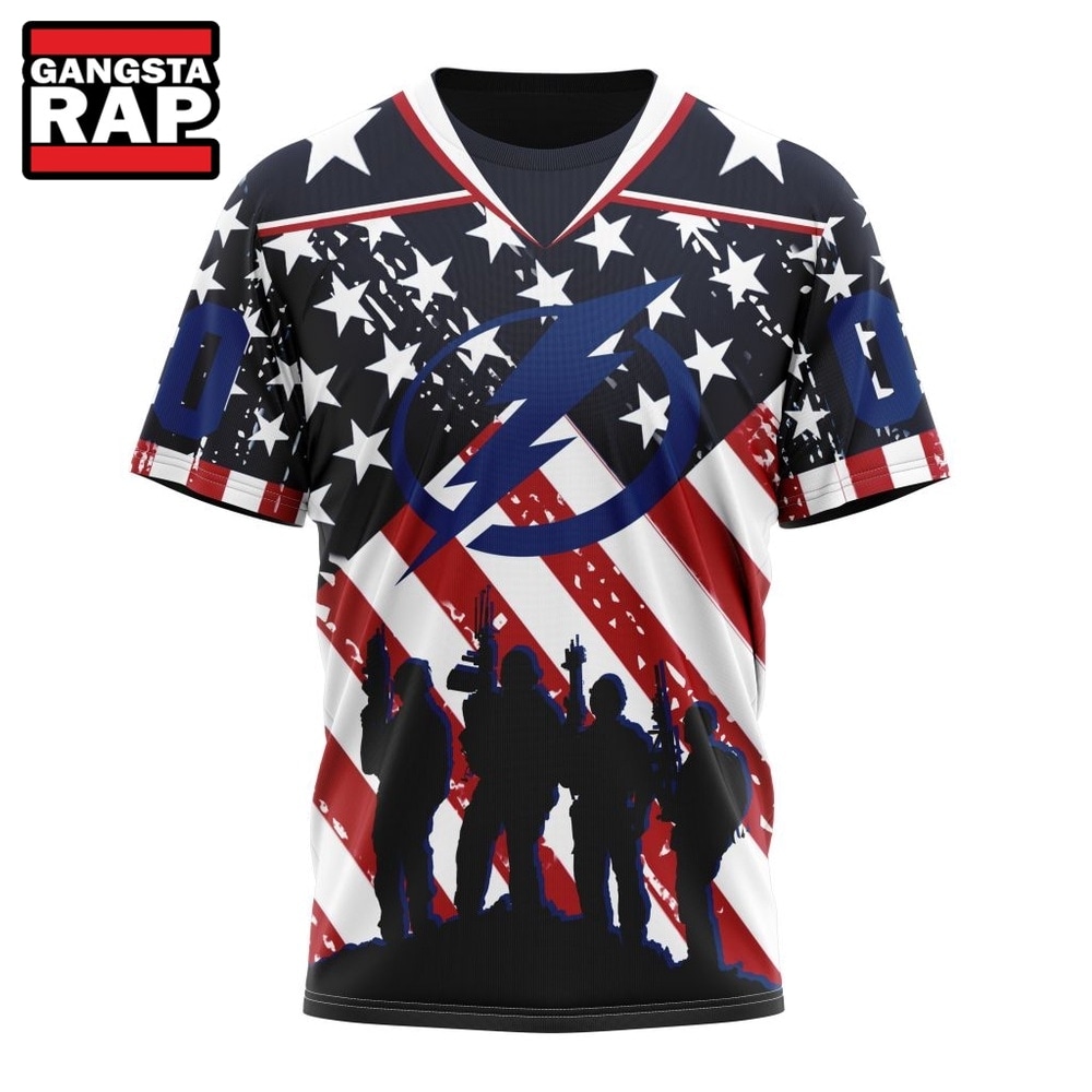 NHL Tampa Bay Lightning Specialized Kits For Honor USS Military Hoodie, T Shirt , NHL 3D Shirt NHL Tampa Bay Lightning Specialized Kits For Honor USS Military Hoodie, T Shirt , NHL 3D Shirt