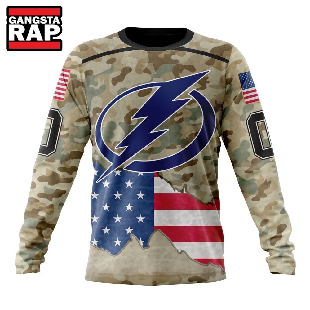 NHL Tampa Bay Lightning Specialized Kits For United State With Camo Color Hoodie, T Shirt , NHL 3D Shirt NHL Tampa Bay Lightning Specialized Kits For United State With Camo Color Hoodie, T Shirt , NHL 3D Shirt