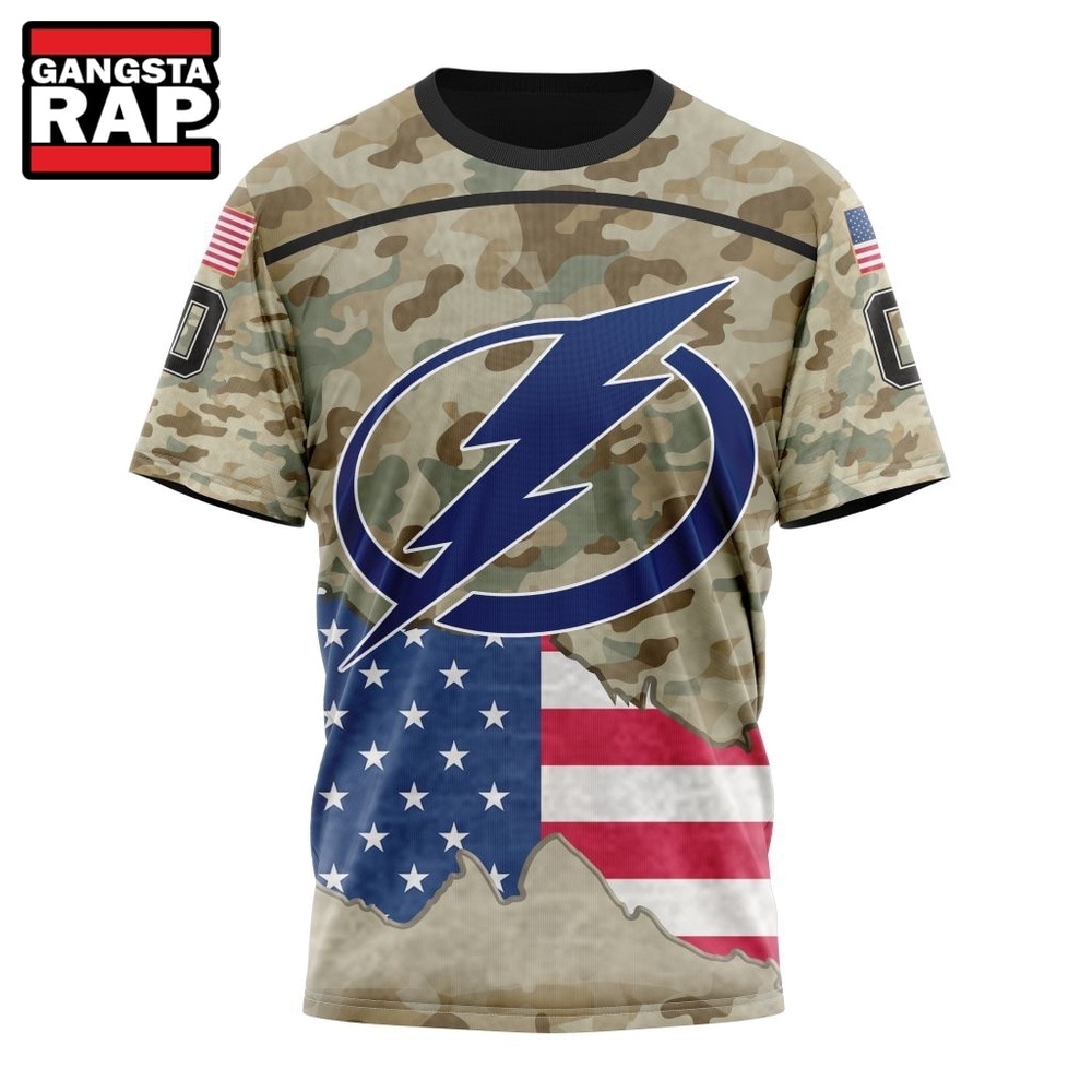 NHL Tampa Bay Lightning Specialized Kits For United State With Camo Color Hoodie, T Shirt , NHL 3D Shirt NHL Tampa Bay Lightning Specialized Kits For United State With Camo Color Hoodie, T Shirt , NHL 3D Shirt