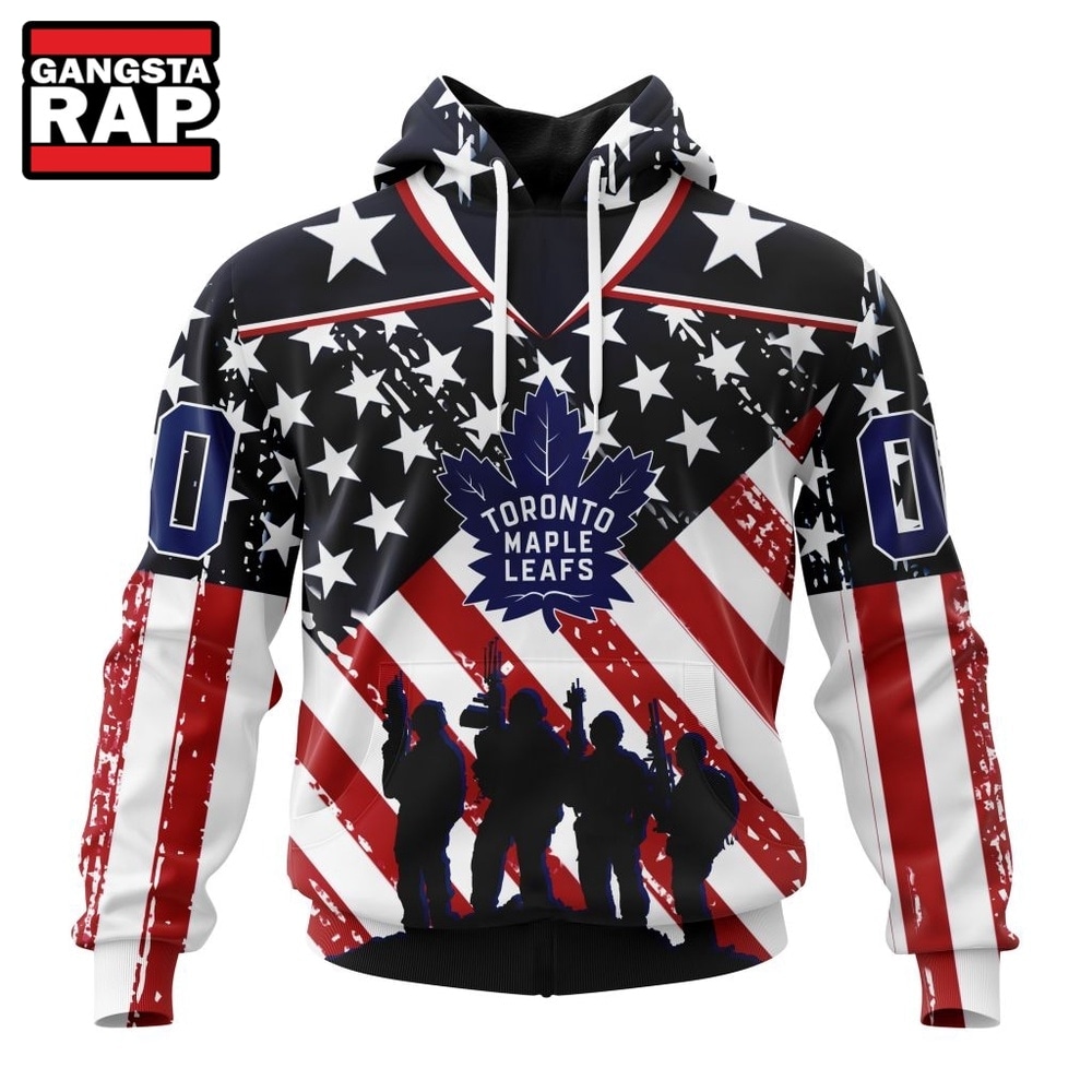 NHL Toronto Maple Leafs Specialized Kits For Honor USS Military Hoodie, T Shirt , NHL 3D Shirt Nhl Toronto Maple Leafs Specialized Kits For Honor Uss Military Hoodie T Shirt 1