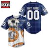 NHL Toronto Maple Leafs x BB 8 D Star War Baseball Jersey , NHL Baseball Shirt Nhl Toronto Maple Leafs X BB 8 D Star War Baseball Jersey 1
