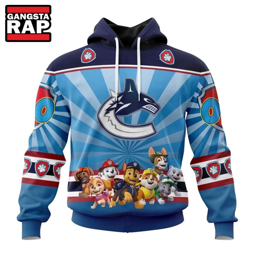 NHL Vancouver Canucks Special Paw Patrol Kits Hoodie, T Shirt , NHL 3D Shirt NHL Vancouver Canucks Special Paw Patrol Kits Hoodie, T Shirt , NHL 3D Shirt