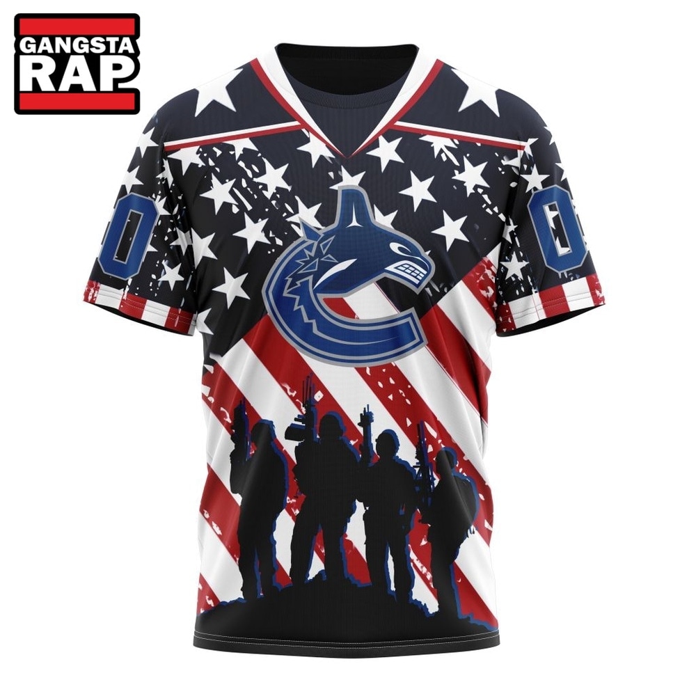 NHL Vancouver Canucks Specialized Kits For Honor USS Military Hoodie, T Shirt , NHL 3D Shirt NHL Vancouver Canucks Specialized Kits For Honor USS Military Hoodie, T Shirt , NHL 3D Shirt