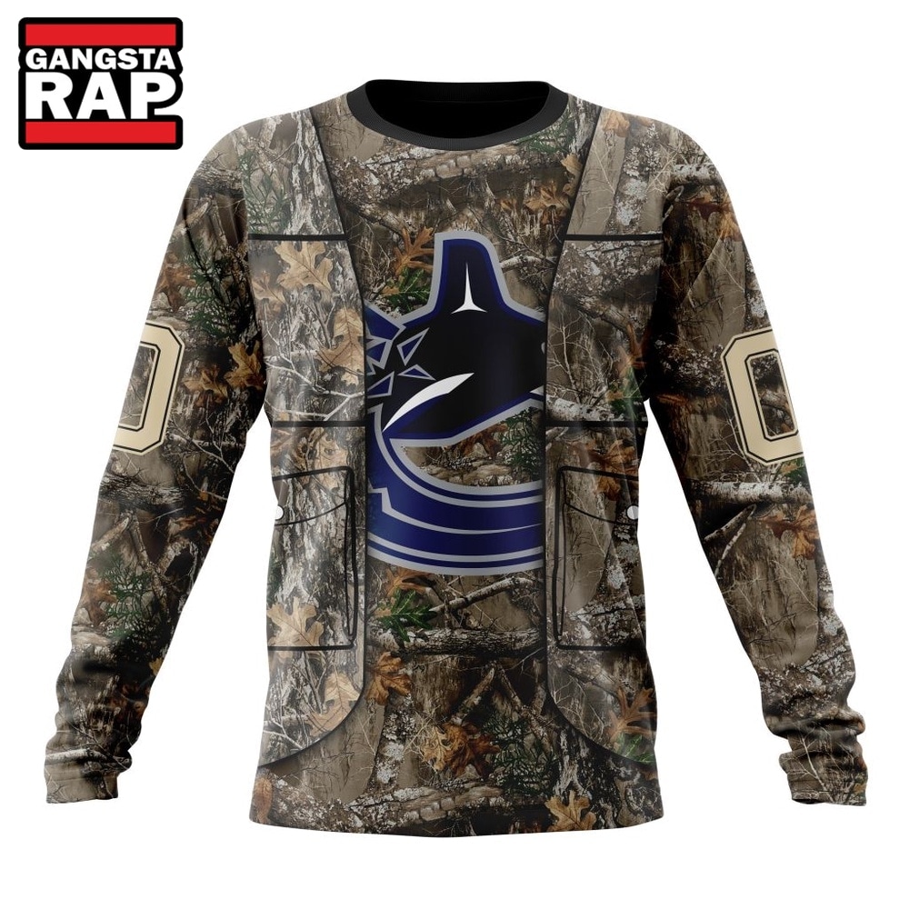 NHL Vancouver Canucks Specialized Unisex Vest Kits With Realtree Camo Hoodie, T Shirt, NHL 3D Shirt NHL Vancouver Canucks Specialized Unisex Vest Kits With Realtree Camo Hoodie, T Shirt, NHL 3D Shirt