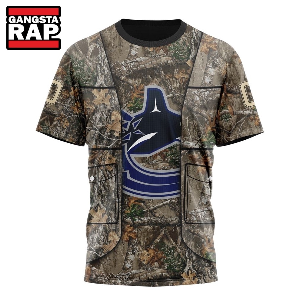 NHL Vancouver Canucks Specialized Unisex Vest Kits With Realtree Camo Hoodie, T Shirt, NHL 3D Shirt NHL Vancouver Canucks Specialized Unisex Vest Kits With Realtree Camo Hoodie, T Shirt, NHL 3D Shirt