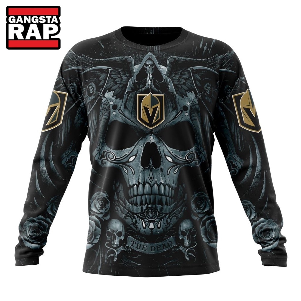 NHL Vegas Golden Knights Special Design Halloween With Skull Art Hoodie, T Shirt , NHL 3D Shirt NHL Vegas Golden Knights Special Design Halloween With Skull Art Hoodie, T Shirt , NHL 3D Shirt