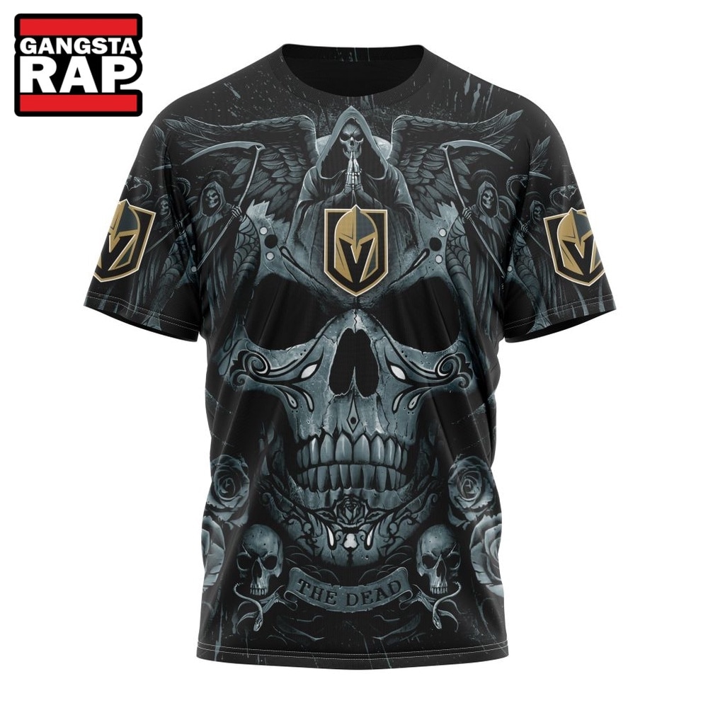 NHL Vegas Golden Knights Special Design Halloween With Skull Art Hoodie, T Shirt , NHL 3D Shirt NHL Vegas Golden Knights Special Design Halloween With Skull Art Hoodie, T Shirt , NHL 3D Shirt