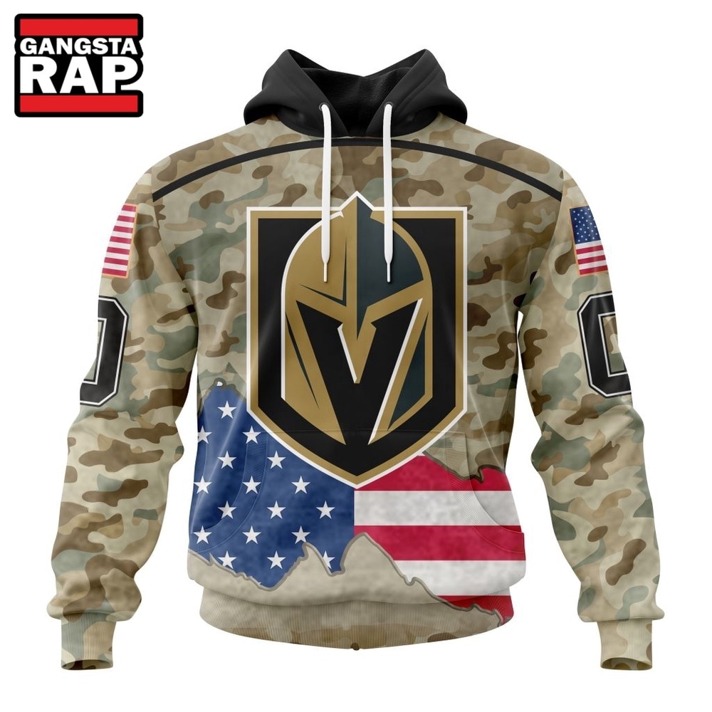NHL Vegas Golden Knights Specialized Kits For United State With Camo Color Hoodie, T Shirt , NHL 3D Shirt Nhl Vegas Golden Knights Specialized Kits For United State With Camo Color Hoodie T Shirt 1