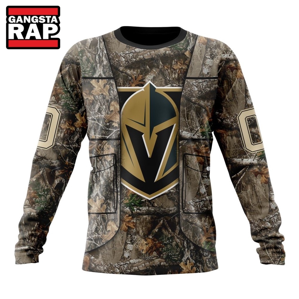 NHL Vegas Golden Knights Specialized Unisex Vest Kits With Realtree Camo Hoodie, T Shirt, NHL 3D Shirt NHL Vegas Golden Knights Specialized Unisex Vest Kits With Realtree Camo Hoodie, T Shirt, NHL 3D Shirt