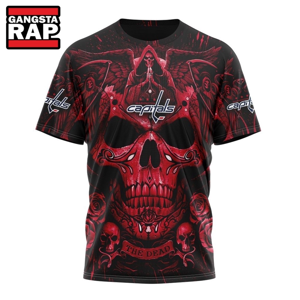 NHL Washington Capitals Special Design Halloween With Skull Art Hoodie, T Shirt , NHL 3D Shirt NHL Washington Capitals Special Design Halloween With Skull Art Hoodie, T Shirt , NHL 3D Shirt