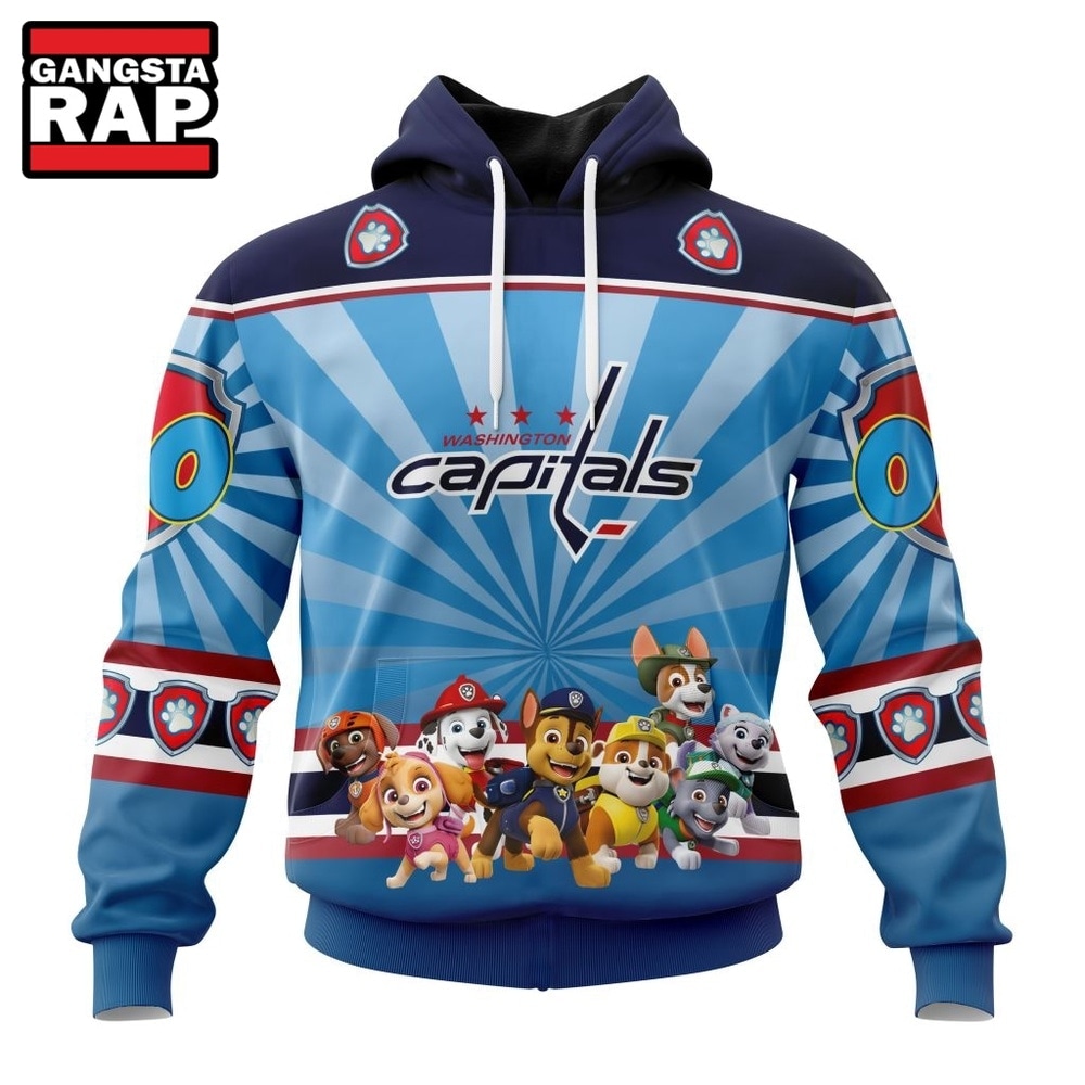NHL Washington Capitals Special Paw Patrol Kits Hoodie, T Shirt , NHL 3D Shirt NHL Washington Capitals Special Paw Patrol Kits Hoodie, T Shirt , NHL 3D Shirt