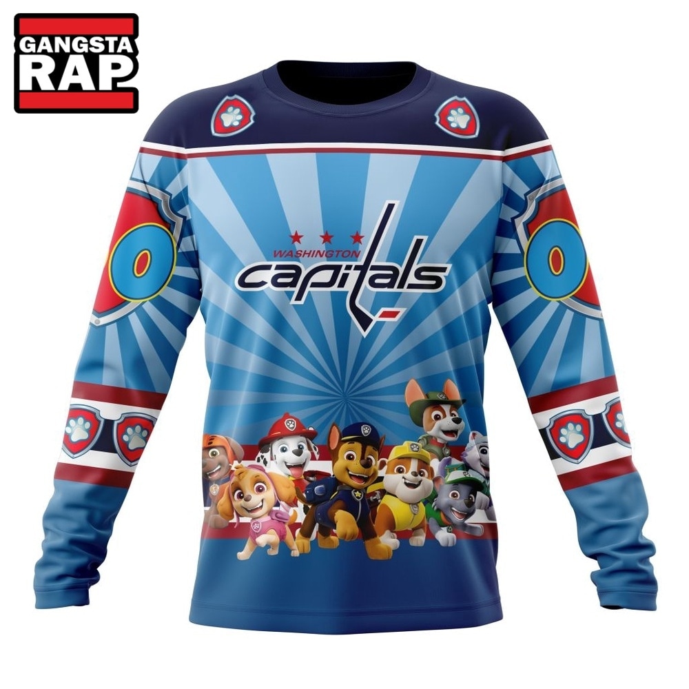NHL Washington Capitals Special Paw Patrol Kits Hoodie, T Shirt , NHL 3D Shirt NHL Washington Capitals Special Paw Patrol Kits Hoodie, T Shirt , NHL 3D Shirt