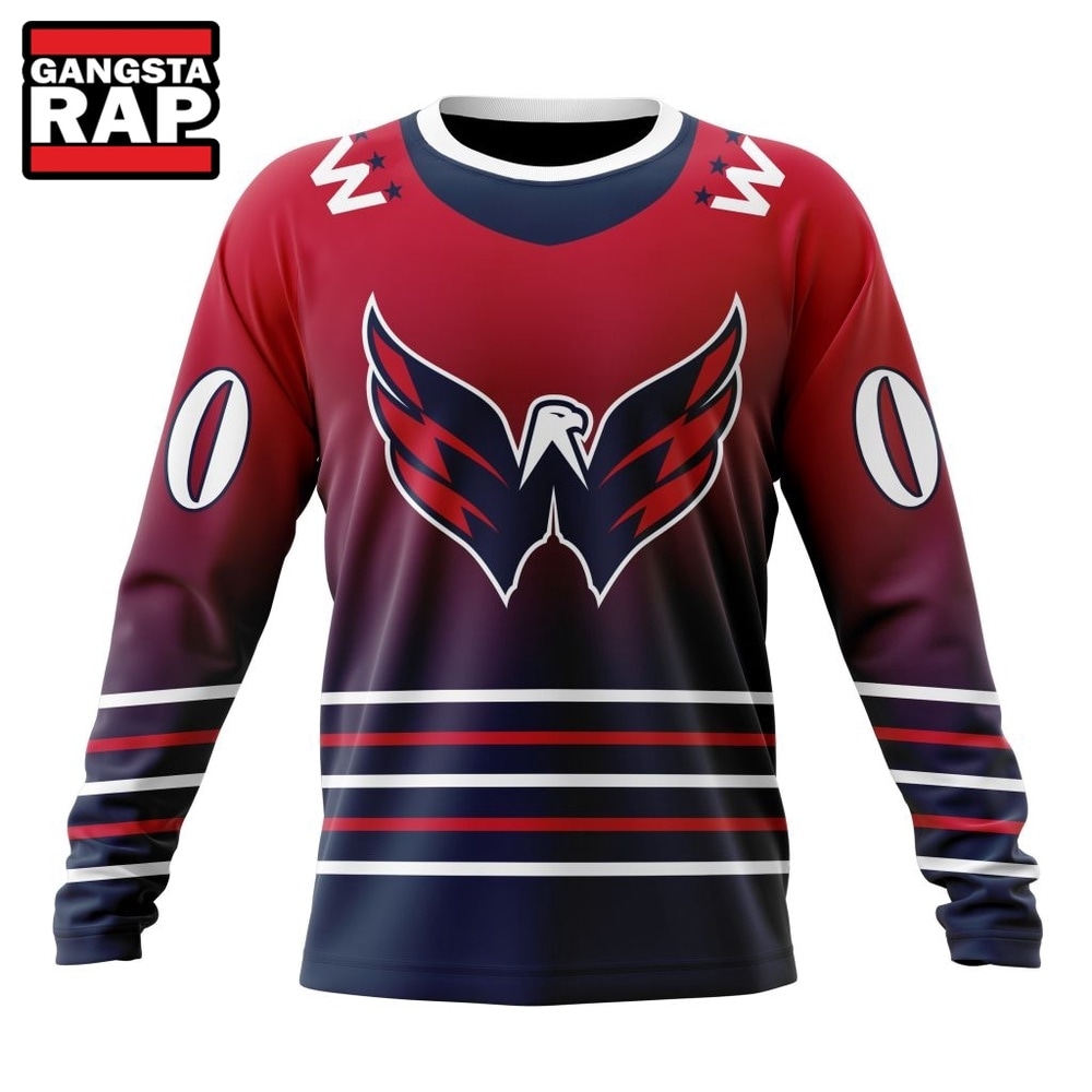 NHL Washington Capitals Special Retro Gradient Design Hoodie, T Shirt, NHL 3D Shirt NHL Washington Capitals Special Retro Gradient Design Hoodie, T Shirt, NHL 3D Shirt