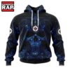 NHL Winnipeg Jets Special Design Halloween With Skull Art Hoodie, T Shirt , NHL 3D Shirt Nhl Winnipeg Jets Special Design Halloween With Skull Art Hoodie T Shirt 1