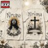 Nirvana Peace Begins at the Cross Jesus 3D Shirt, Trending 3D Music Shirt Nirvana Peace Begins AT The Cross Jesus 3D Shirt
