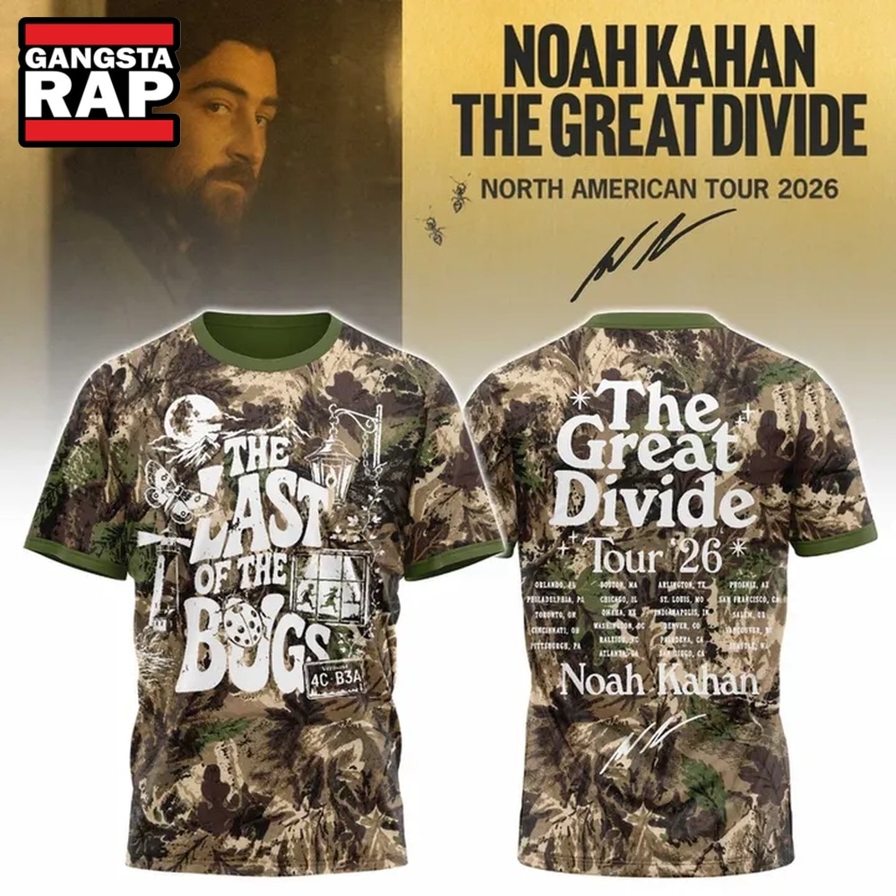 Noah Kahan The Great Divide Tour 2026 New Design 3D Shirt, Trending 3D Music Shirt Noah Kahan The Great Divide Tour 2026 New Design 3D Shirt, Trending 3D Music Shirt