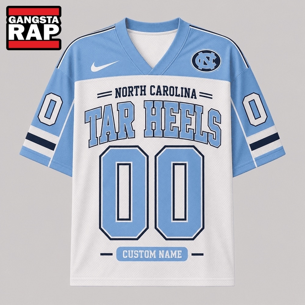 North Carolina Tar Heels NCAA College Team Pride Personalized Football jersey, NCAA Football Jersey North Carolina Tar Heels NCAA College Team Pride Personalized Football jersey, NCAA Football Jersey