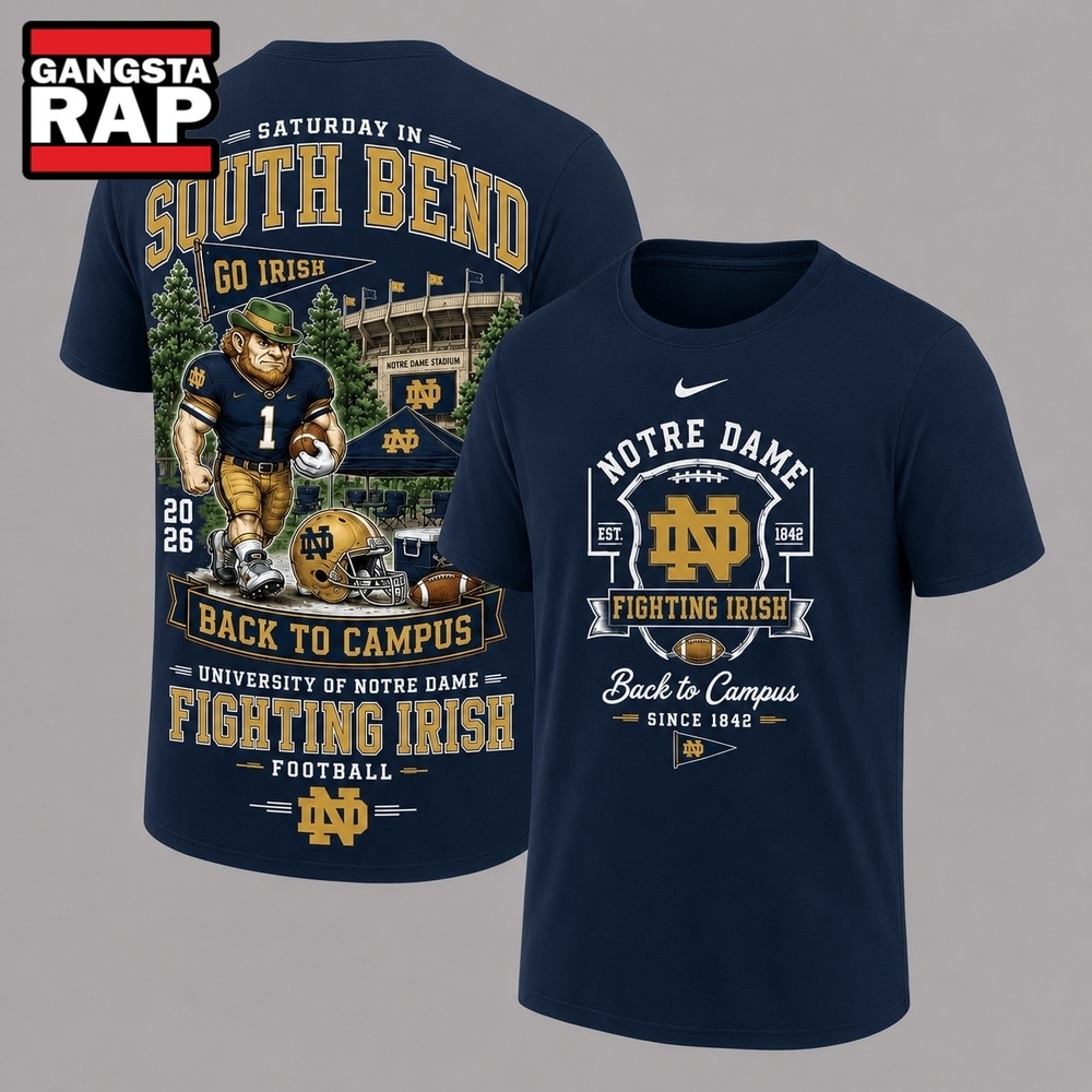 Notre Dame Fighting Irish 2026 NCAA Back To Campus 3D Shirt , NCAA 3D Shirt Notre Dame Fighting Irish 2026 Ncaa Back TO Campus 3D Shirt