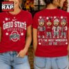 Ohio State Buckeyes 2026 NCAA Autumn Festive Cheer T Shirt , NCAA 3D Shirt Ohio State Buckeyes 2026 Ncaa Autumn Festive Cheer T Shirt