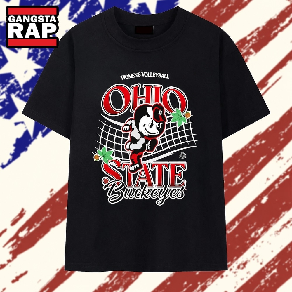 Ohio State Buckeyes Women’s Volleyball mascot 2026 T Shirt , Trending 2D Shirt Ohio State Buckeyes Women’s Volleyball mascot 2026 T Shirt , Trending 2D Shirt