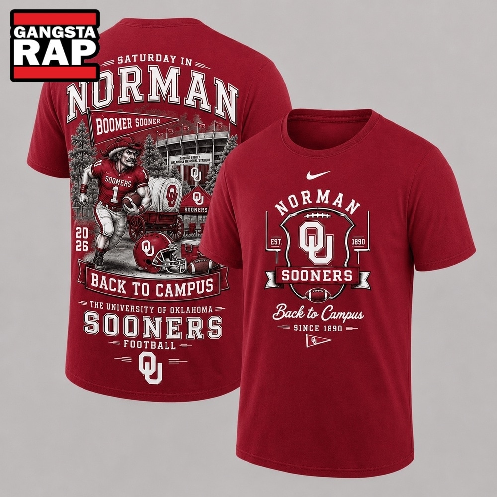 Oklahoma Sooners 2026 NCAA Back To Campus 3D Shirt , NCAA 3D Shirt Oklahoma Sooners 2026 Ncaa Back TO Campus 3D Shirt