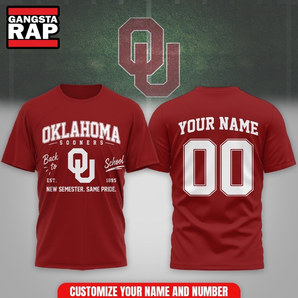 Oklahoma Sooners NCAA Campus Pride Back to School 2026 Personalized 3D Shirt , NCAA 3D Shirt Oklahoma Sooners NCAA Campus Pride Back to School 2026 Personalized 3D Shirt , NCAA 3D Shirt