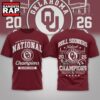 Oklahoma Sooners NCAA Road to Glory 2026 Football Champions 3D Shirt , NCAA 3D Shirt Oklahoma Sooners Ncaa Road TO Glory 2026 Football Champions 3D Shirt