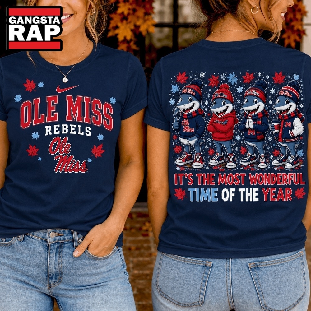 Ole Miss Rebels 2026 NCAA Autumn Festive Cheer T Shirt , NCAA 3D Shirt Ole Miss Rebels 2026 Ncaa Autumn Festive Cheer T Shirt