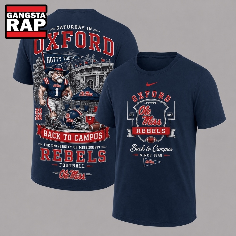Ole Miss Rebels 2026 NCAA Back To Campus 3D Shirt , NCAA 3D Shirt Ole Miss Rebels 2026 Ncaa Back TO Campus 3D Shirt